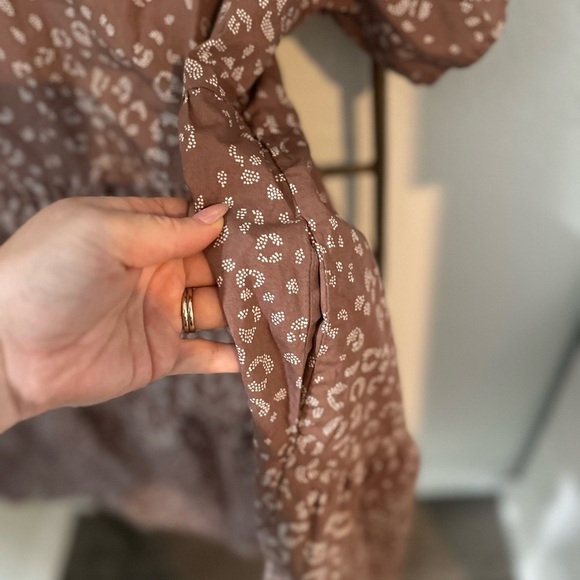 A NEW DAY Brown Leopard Print Women's Dress XXL - Picture 3 of 3
